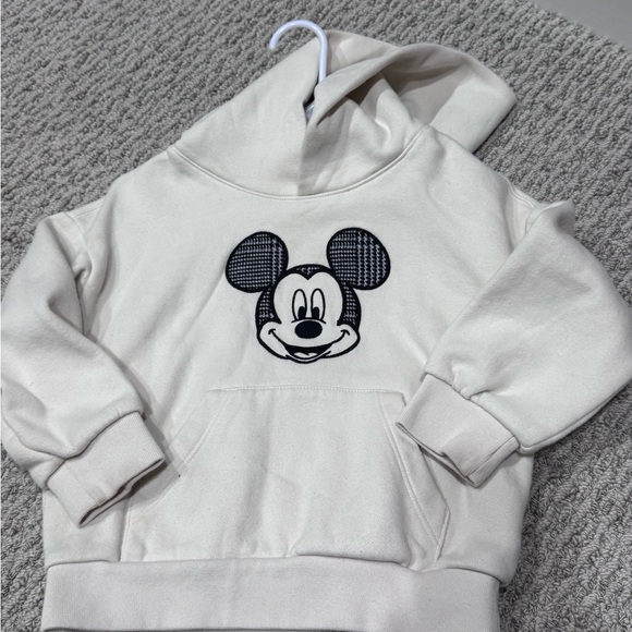 GAP Other - GAP Kids Cream Hoodie with Mickey Mouse